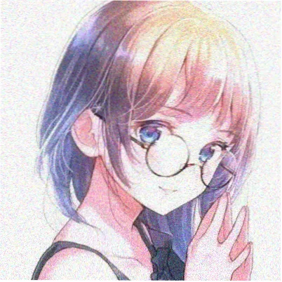 留言观众头像，手账拼贴风格圆形图标