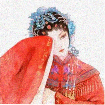 留言观众头像，青灰色圆形手绘图标